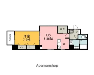 セントヒルズ並木【2階】の間取り