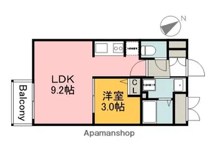 F・R Ⅱ【3階】の間取り