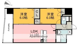 ウイング宝町セカンド【5階】の間取り