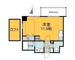 KATAYAMABLDG26【7階】の間取り