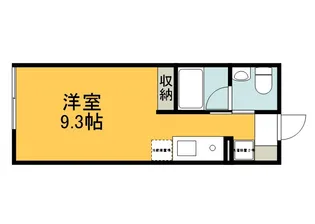 ベルハイム井口鈴が台【1階】の間取り