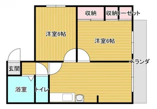 中本ビル【401号室号室】の間取り
