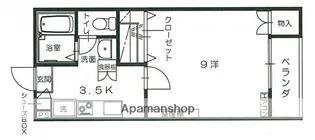 ベルビュー松井B【2階】の間取り