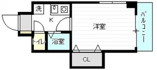 コーポ倉本【306号室号室】の間取り