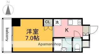 SNOW HOUSE Ⅱ(旧リヴィエラⅠ)【3階】の間取り