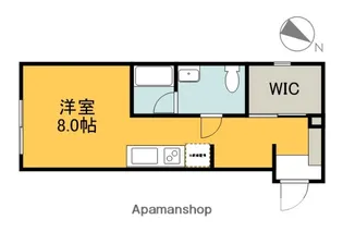 イリス祇園【1階】の間取り