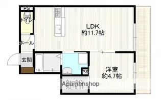 グランラボ東雲【1階】の間取り