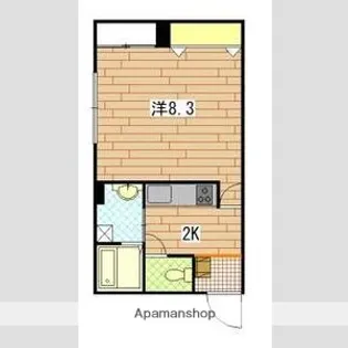 マインアムレット広瀬北【3階】の間取り