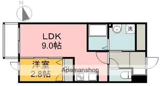 月光江波東弐番館【1階】の間取り