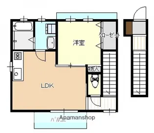 アクアカーサ【2階】の間取り