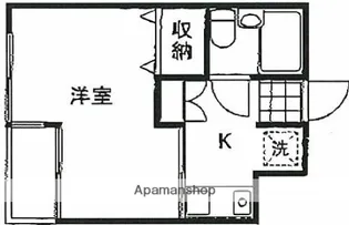 メゾン・ド・ヴィラージュ【203号室】の間取り