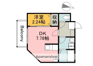 MOVE庚午北壱番館【3階】の間取り
