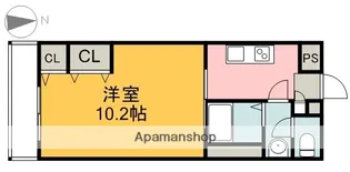 ディアコート御幸【3階】の間取り