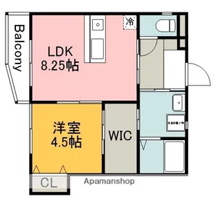 LA PORTE 江波本町【2階】の間取り