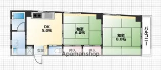 コーポ躍場【2階】の間取り