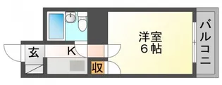 PONTE吉島【204号室号室】の間取り