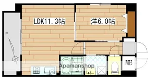 コリエンテ大宮【1階】の間取り