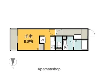 LE DOME宇品御幸【1階】の間取り