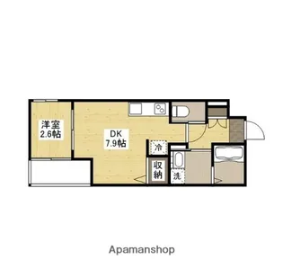 月光西川口町壱番館【203号室】の間取り