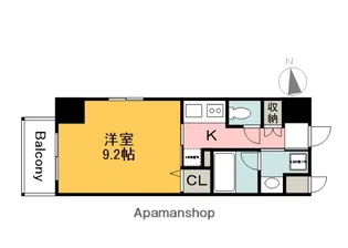 S-RESIDENCE宇品5丁目2【4階】の間取り