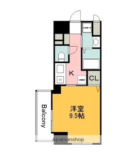 S-RESIDENCE宇品5丁目1【5階】の間取り