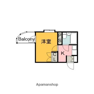 AXAリバーサイド新庄【2階】の間取り