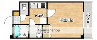 RiverParkSenda【5階】の間取り