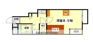 SUNNYHOMES【2階】の間取り