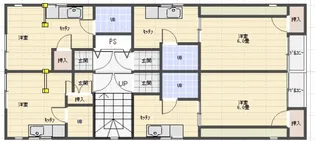舟入ガーデン【402号室号室】の間取り