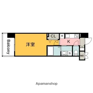S−RESIDENCE宇品海岸【5階】の間取り