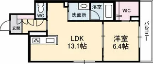 CASA PROSPERA【4階】の間取り