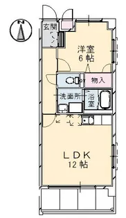 セソワ西川口【0101号室】の間取り