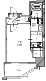 VELOCEⅢ(段原)【8階】の間取り