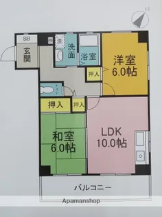 KSMビル【4階】の間取り
