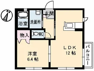 ハイマート(HEIMAT)【0101号室】の間取り