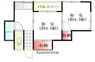 観山荘【1階】の間取り