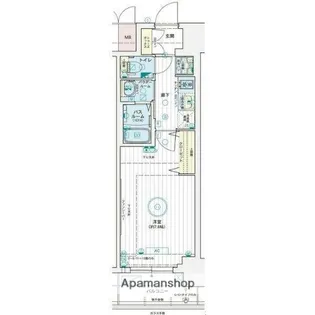 1Kの間取り画像