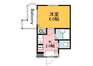 MIRAIZU皆実【304号室】の間取り