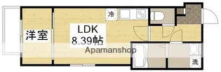 セブンプロート江波東【1階】の間取り