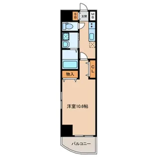 白島城北東亜ビル【5階】の間取り