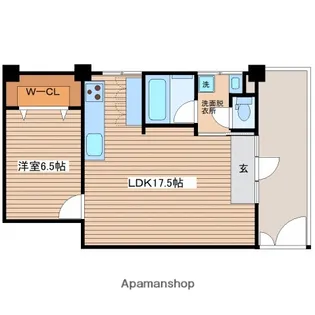 KSK大州ビル【101号室】の間取り