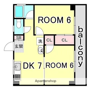 岩田ビル【3階】の間取り