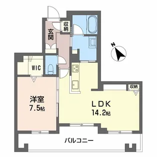 MONOLITH【2階】の間取り