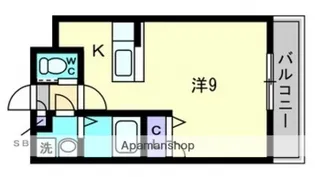 1Kの間取り画像