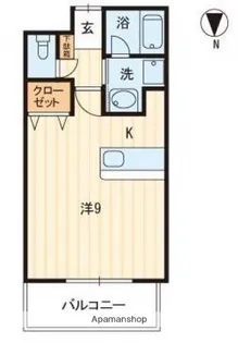 1Rの間取り画像