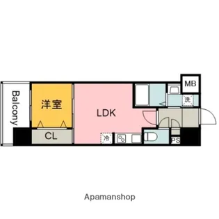 S−RESIDENCE空港通りAWESOME【5階】の間取り