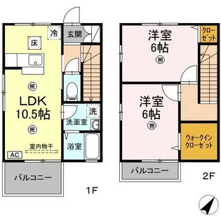 プレジオヤマダ A棟【1階】の間取り
