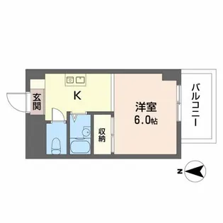 第一NSビル【8階】の間取り