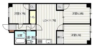 MARIONETTE XIV【603号室号室】の間取り