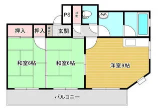 南家ビル (ナンケビル)【301号室号室】の間取り